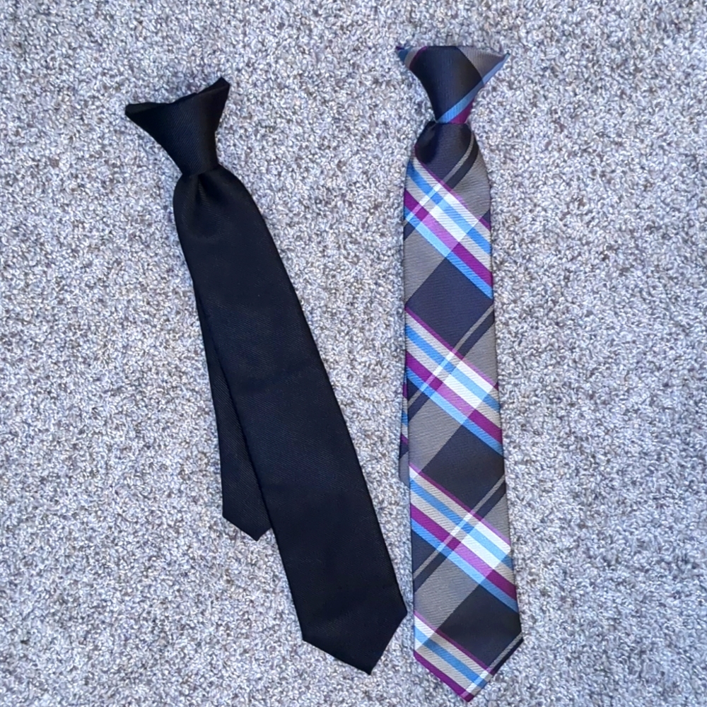 Clip On Ties (Set of 2)